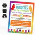 popsicles on the playground